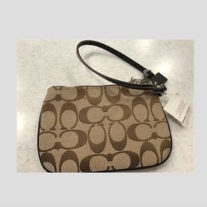 Classic Coach Wristlet